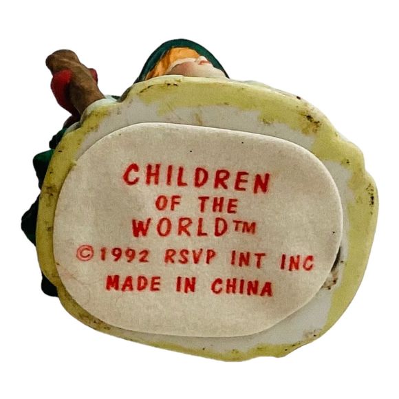 Vintage 2006 RSVP Children Of The World GERMANY Hand Painted Porcelain - Picture 3 of 4